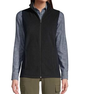 Lands End Oeko-Tex Fleece Vest Sz Lg (14-16)